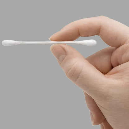 Basics Double-Tipped Cotton Swabs for Personal Hygiene and Baby Care, Cotton, Versatile, Baby Safe, 500 Count