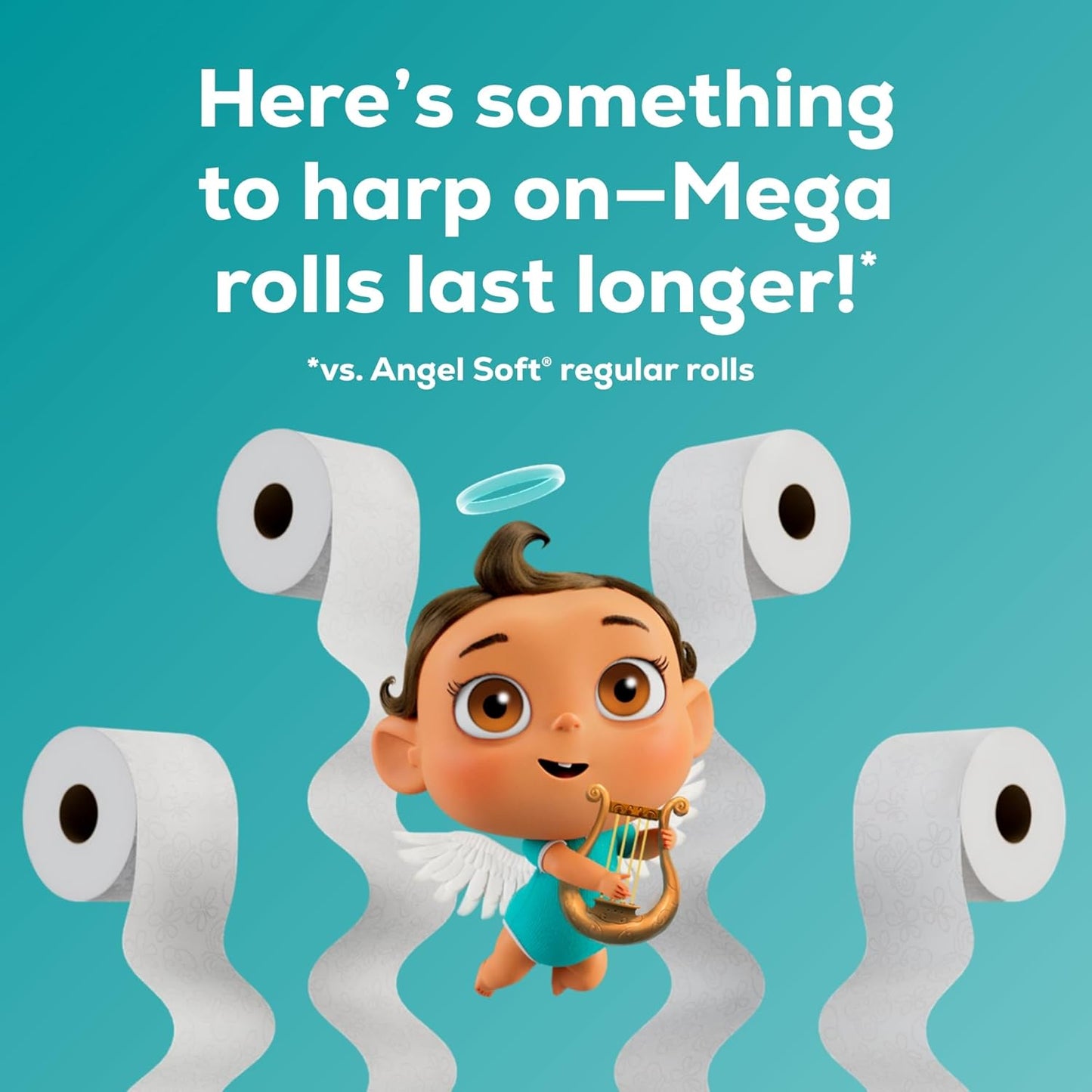 Angel Soft Toilet Paper, 18 Mega Rolls = 72 Regular Rolls, Soft and Strong Toilet Tissuee