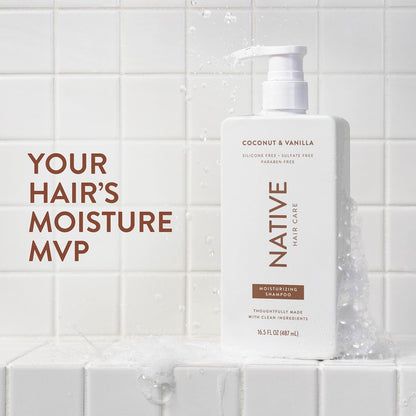 Native Coconut & Vanilla Shampoo and Conditioner Contain Naturally Derived  2-Pack