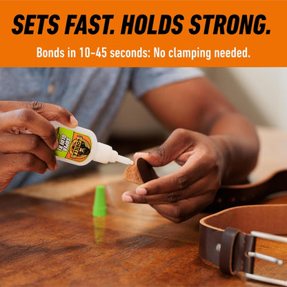 Gorilla Super Glue Gel XL, Clear 25g (Pack of 1) - Fast‑Setting, No‑Drip Control for Precise All‑Purpose Repairs