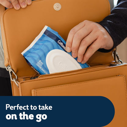 Cottonelle Fresh Feel Flushable Wet Wipes, Adult Wet Wipes, 8 Flip-Top Packs, 42 Wipes Per Pack (336 Total Wipes), Packaging May Vary