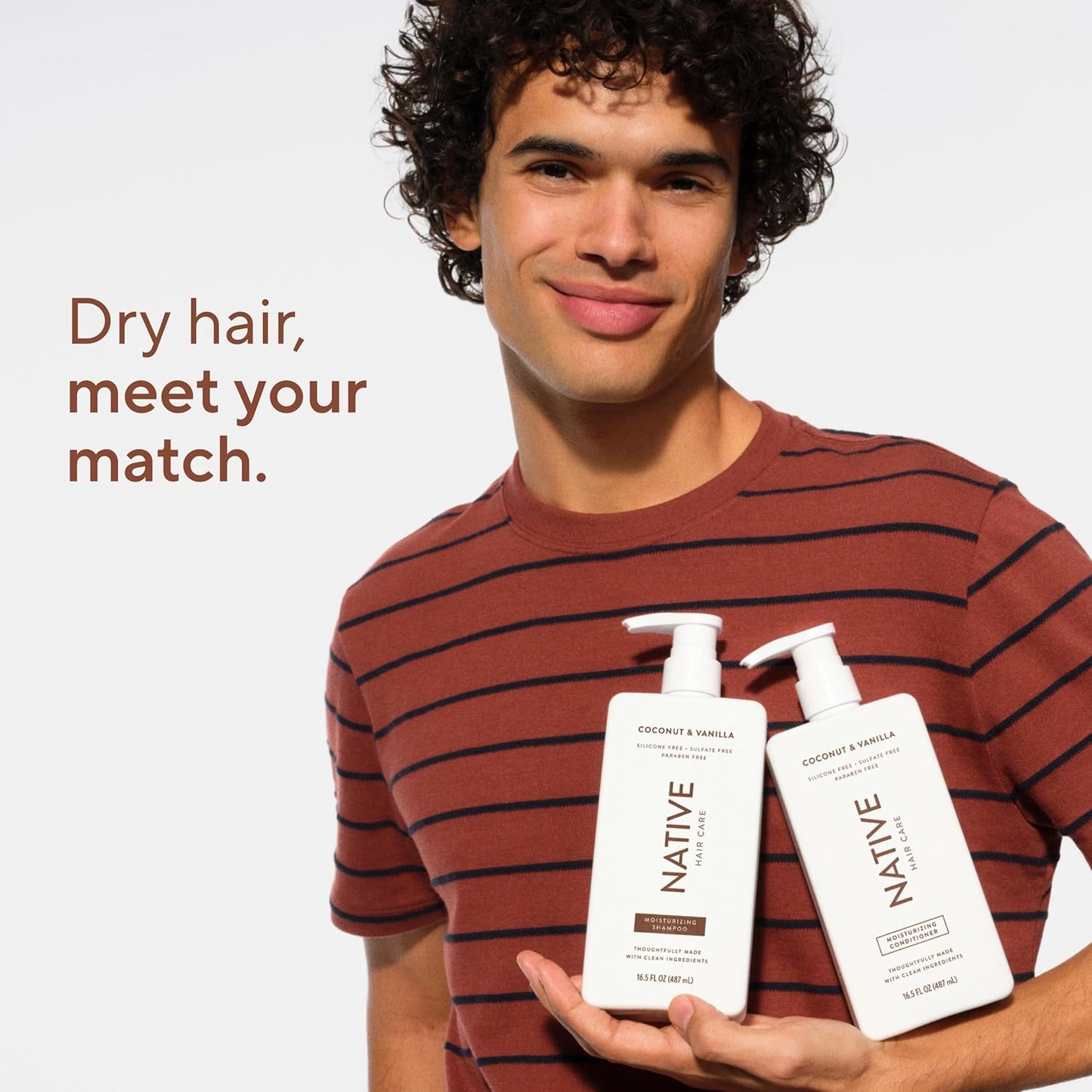 Native Coconut & Vanilla Shampoo and Conditioner Contain Naturally Derived  2-Pack