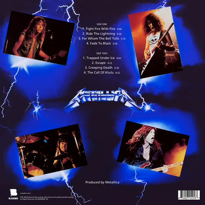 Ride The Lightning - Exclusive Limited Edition Electric Blue Colored Vinyl LP