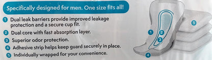 Mens Assurance Guards - 52 Count - New Improved With Dual Leak Barriers
