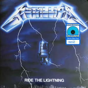 Ride The Lightning - Exclusive Limited Edition Electric Blue Colored Vinyl LP
