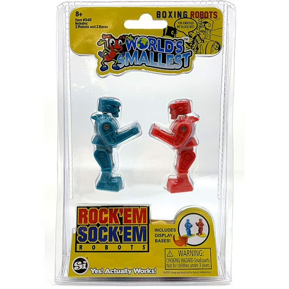 World's Smallest Rock'Em Sock'Em Robots Set